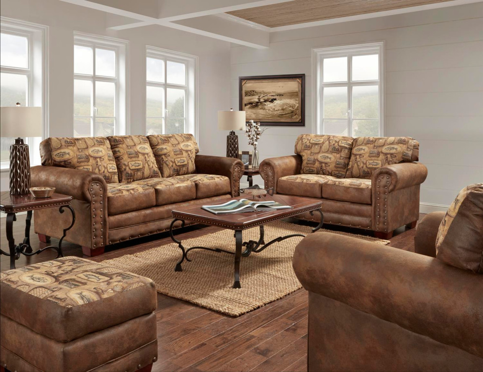 American Furniture Classics Model 8503 80 River Bend Sofa   Rustic   Sofas   by Beyond Stores  Houzz