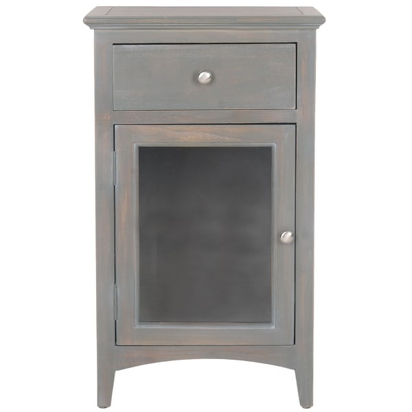 SAFAVIEH Ziva Ash Grey End Table - 17.9