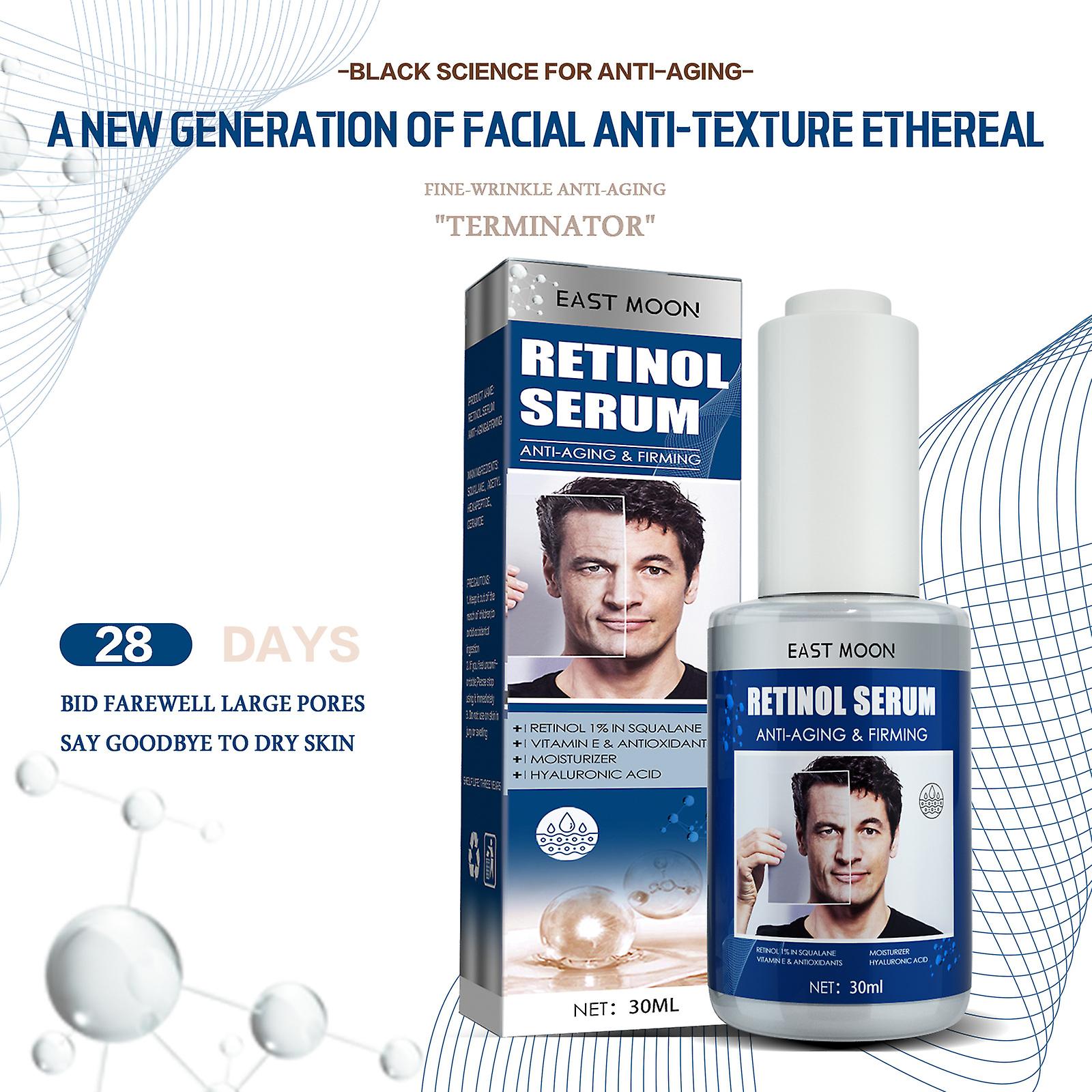 Retinol Facial Serum Hydrates Moisturizes And Tightens Skin Serum Improves Fine Lines Brightens And Moisturizes