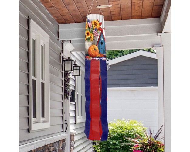 Briarwood Lane Fall American Autumn Windsock Wind Twister 40x6