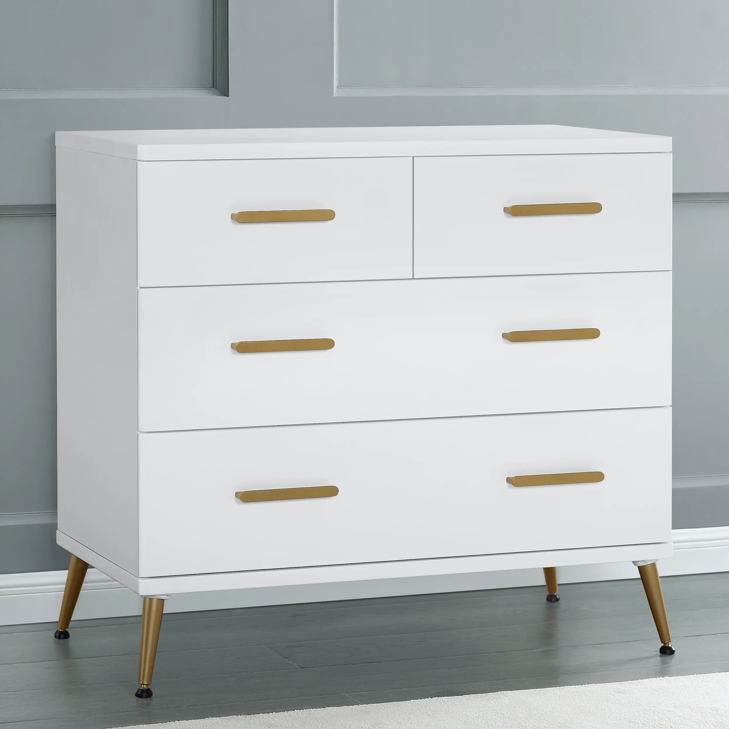 Sloane White Dresser with Changing Top