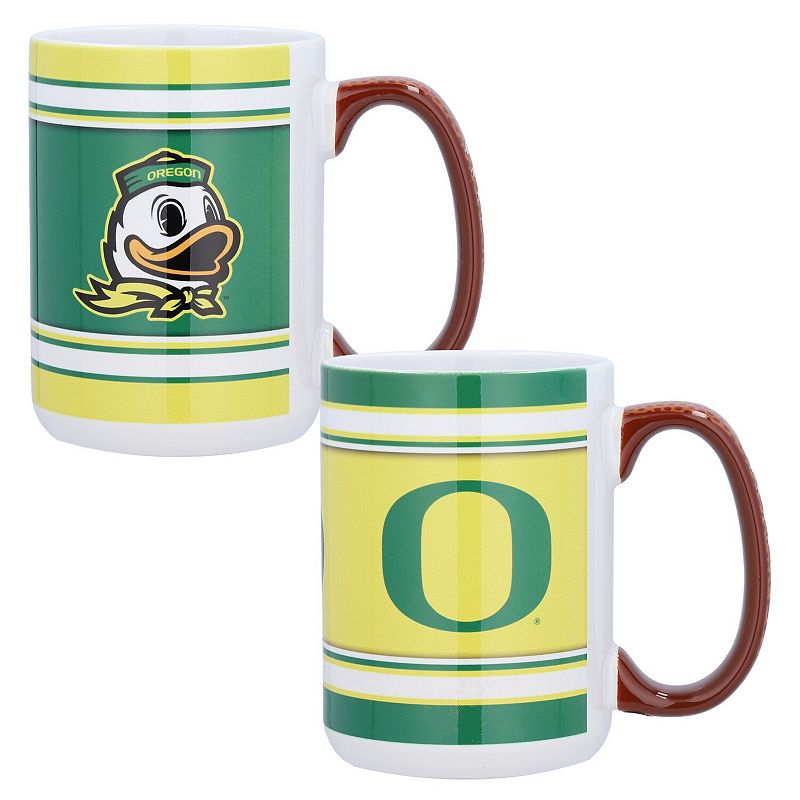 Oregon Ducks 15oz. Home and Away 2-Pack Mug Set