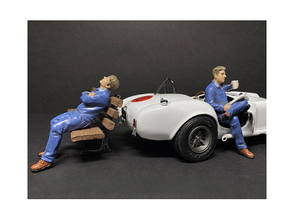 American Diorama 38232 38233  Sitting Mechanics 2 ...