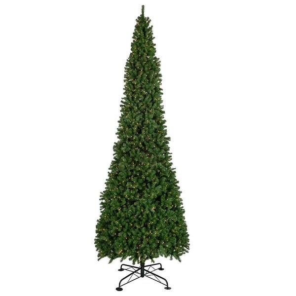 15' PreLit Pendleton Spruce Slim Artificial Christmas Tree Clear Lights