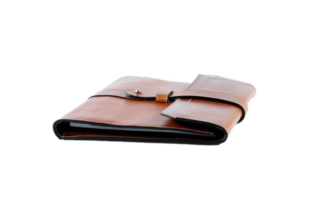 Vachetta Leather Post-Strap Padfolio