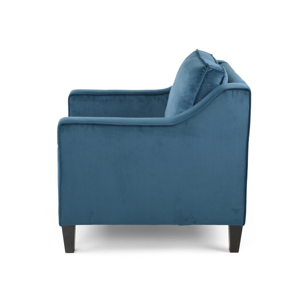 Milo Contemporary Velvet Club Chair by Christopher Knight Home   30.75\