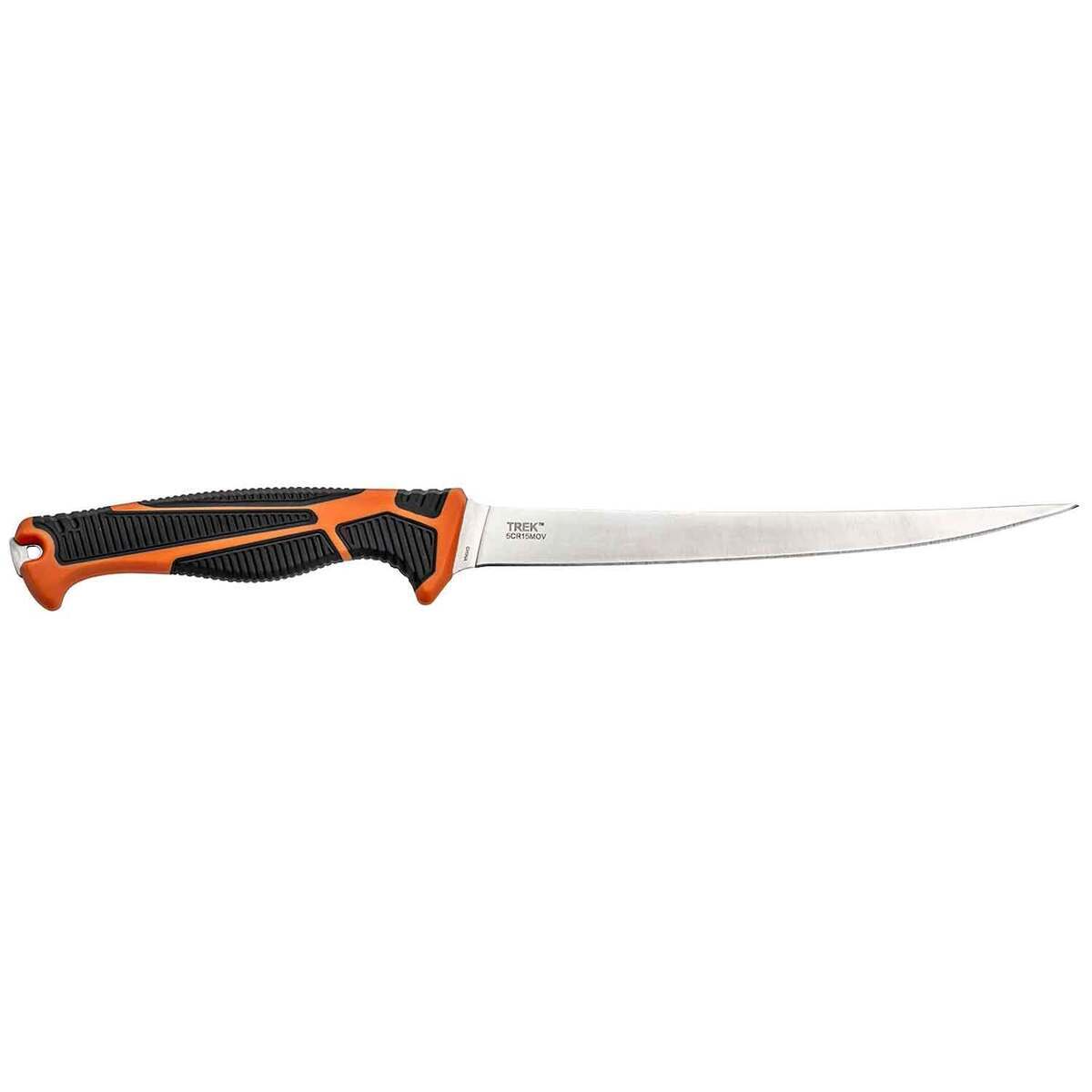 Elk Ridge Trek 7 inch Fixed Blade Knife  Orange