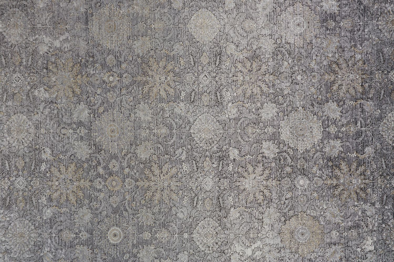 Melmas Pewter and Stone Gray Rug by BD Fine