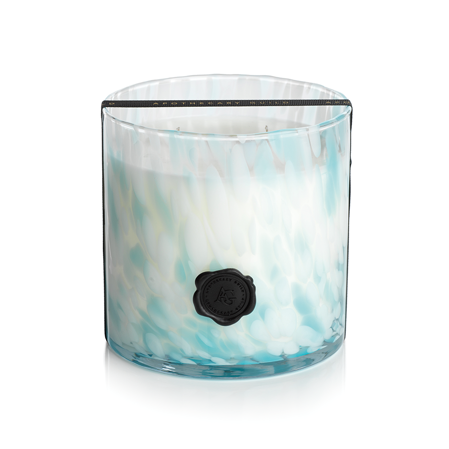 Opal Glass 3 Wick Candle Jar