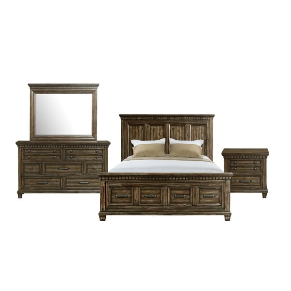 Picket House Furnishings Johnny Queen Storage 4PC Bedroom Set - - 22106840