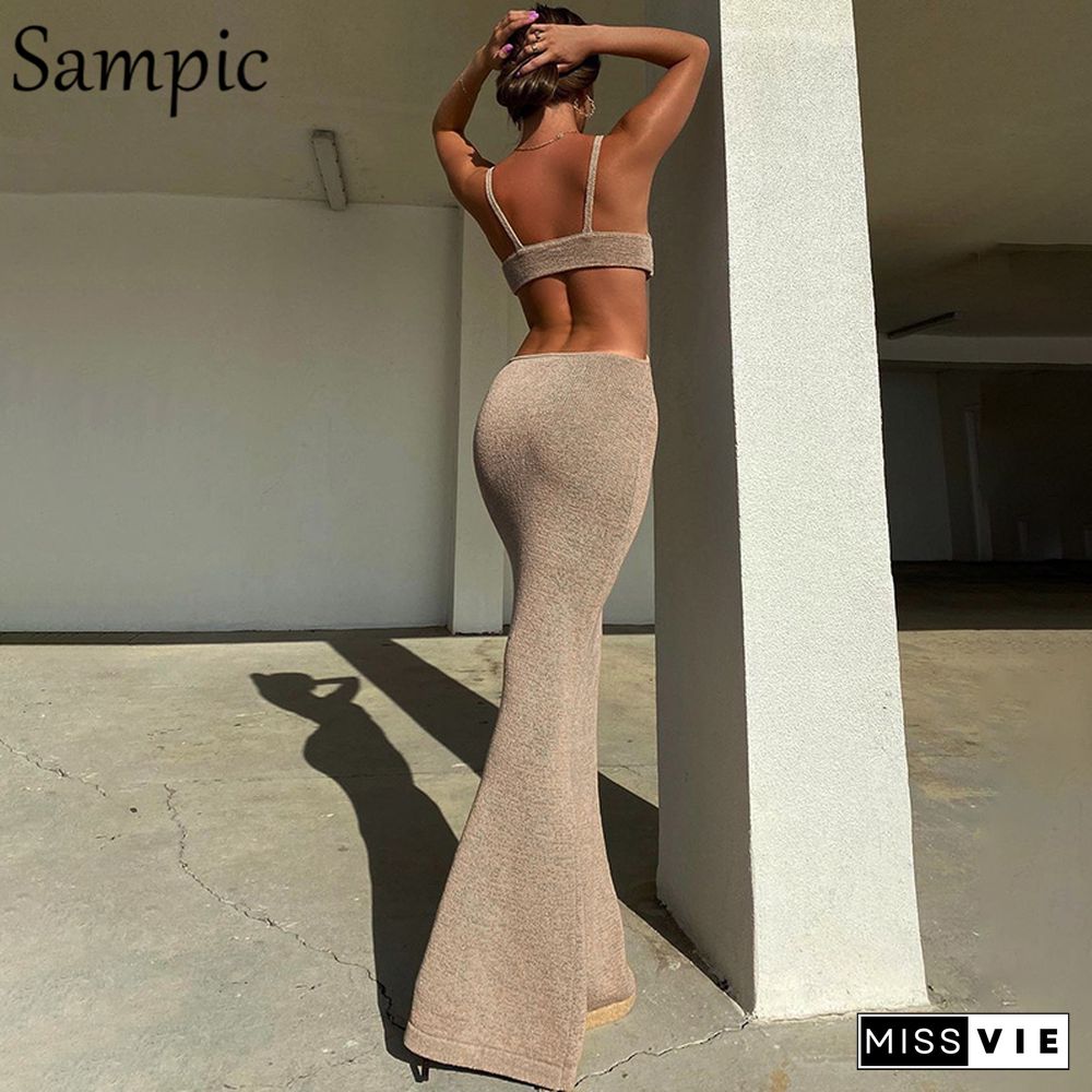 Women Summer Strap Hollow Out Sexy Long Party Bodycon Dress Maxi Ladies V Neck Backless Night Club Cut Out Wrap Dress