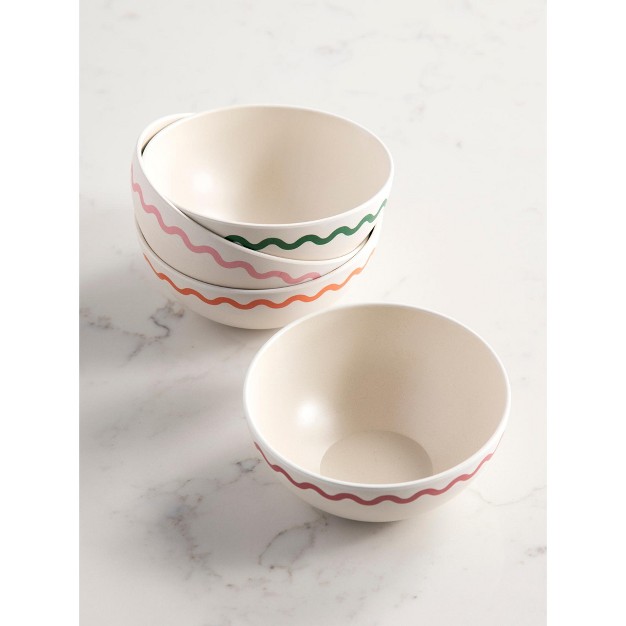 Shiraleah Primavera Assorted Set Of 4 Bowls