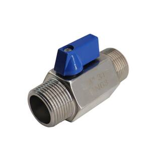 Guardian 14 in. 316 Stainless Steel 1000 PSI MM Uni-Body Reduced Port Mini Ball Valve 06Q102N04014