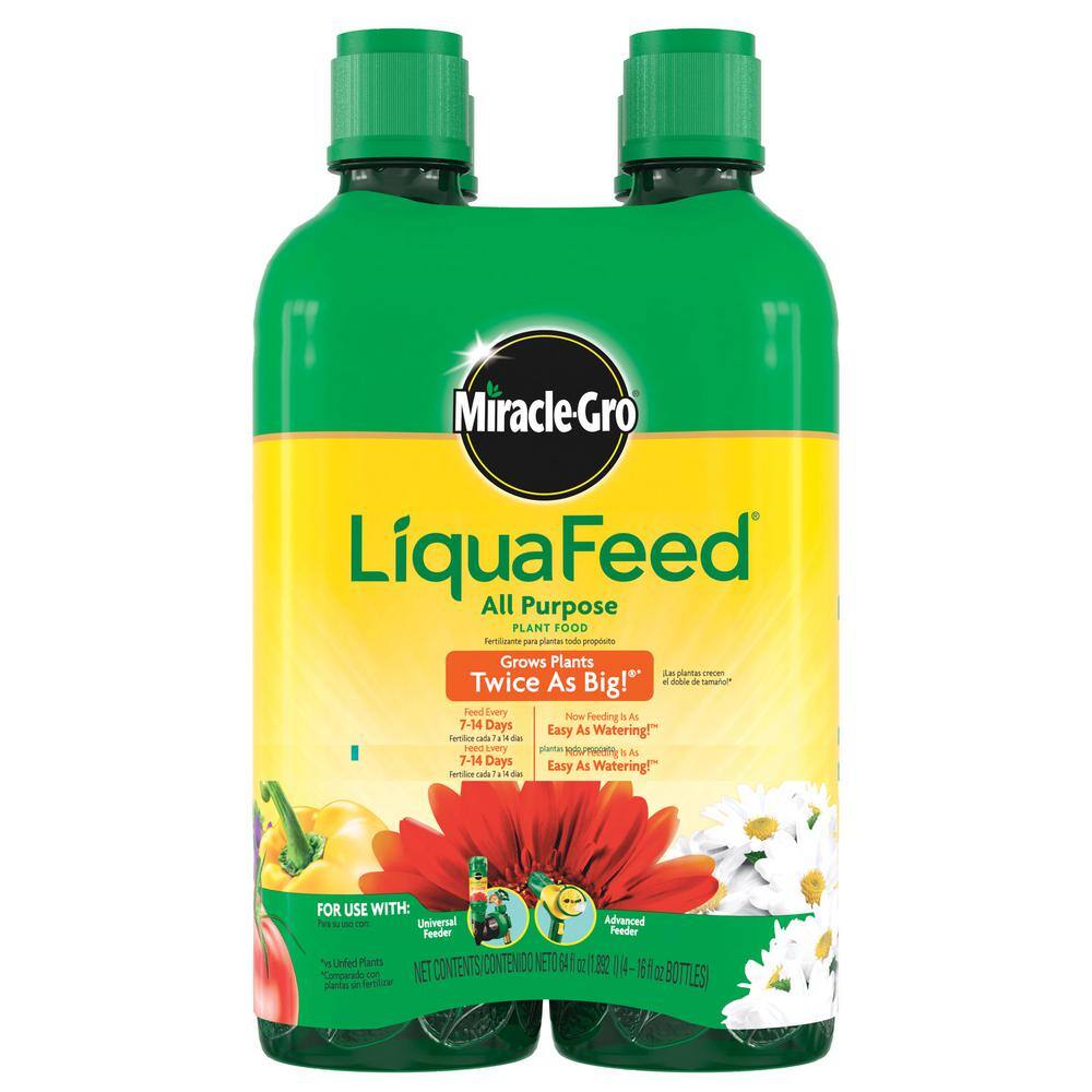 Miracle-Gro LiquaFeed 16 oz. All-Purpose Plant Food Refills (4-Pack) 2004325