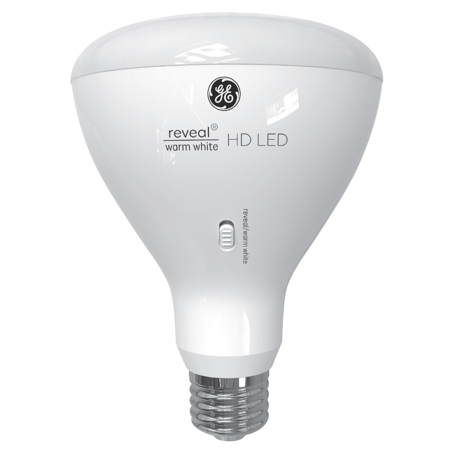 GE Color Select LED 65 Watt Eqv BR30 Indoor Floodlight Bulbs， Reveal or Warm White， 2pk