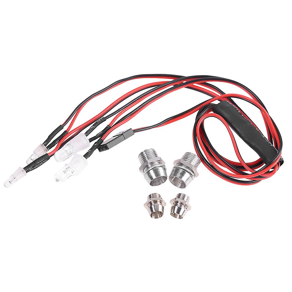 Diy 4led Headlight Taillight Light Kit For Rc Car Truck Rc Accessories