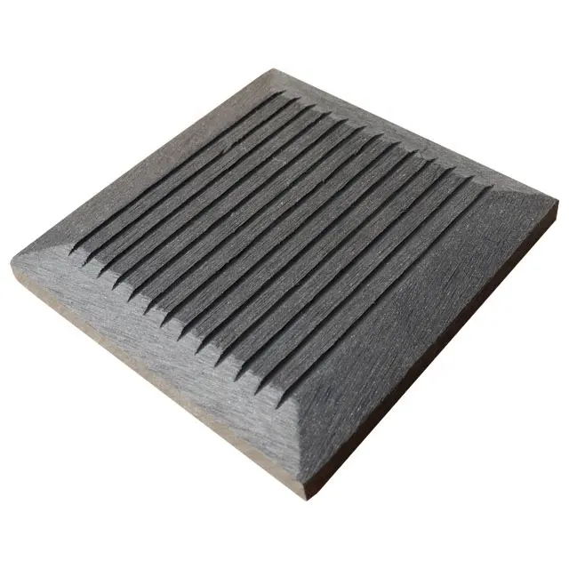 Popular Waterproof Fireproof Wood Plastic Composite board Environmental Material Outdoor WPC Fence fencing post for Garden