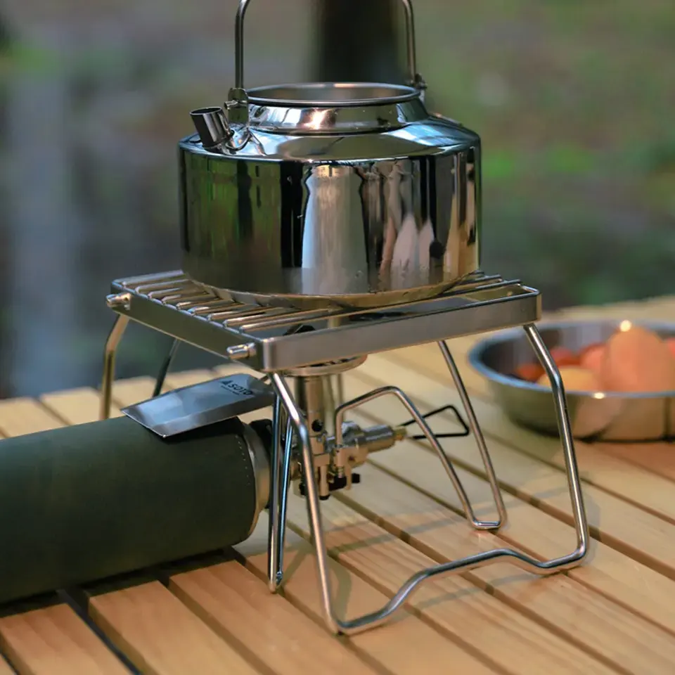 Outdoor Portable Mini Foldable Stainless Steel Cook Stove Small Camping BBQ Barbecue Grills