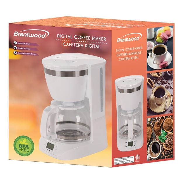 Brentwood 10 cup Digital Coffee Maker