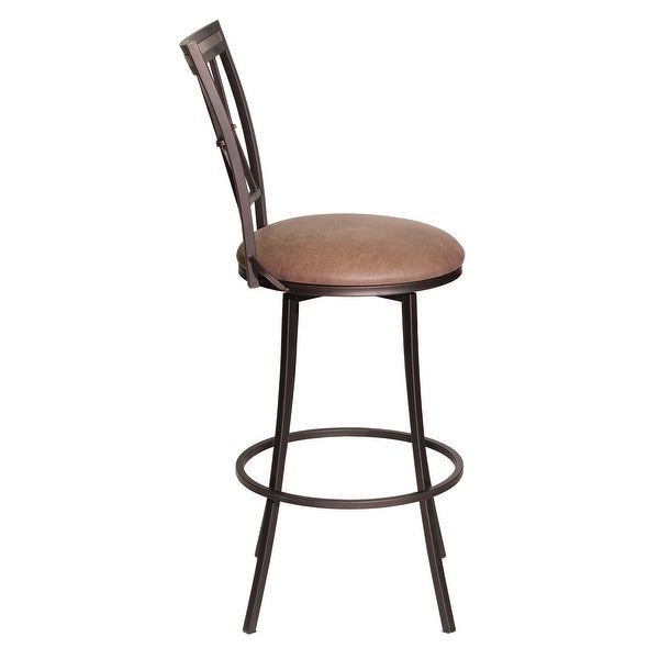 Copper Grove Simon Commercial Grade Swivel Bar Stool