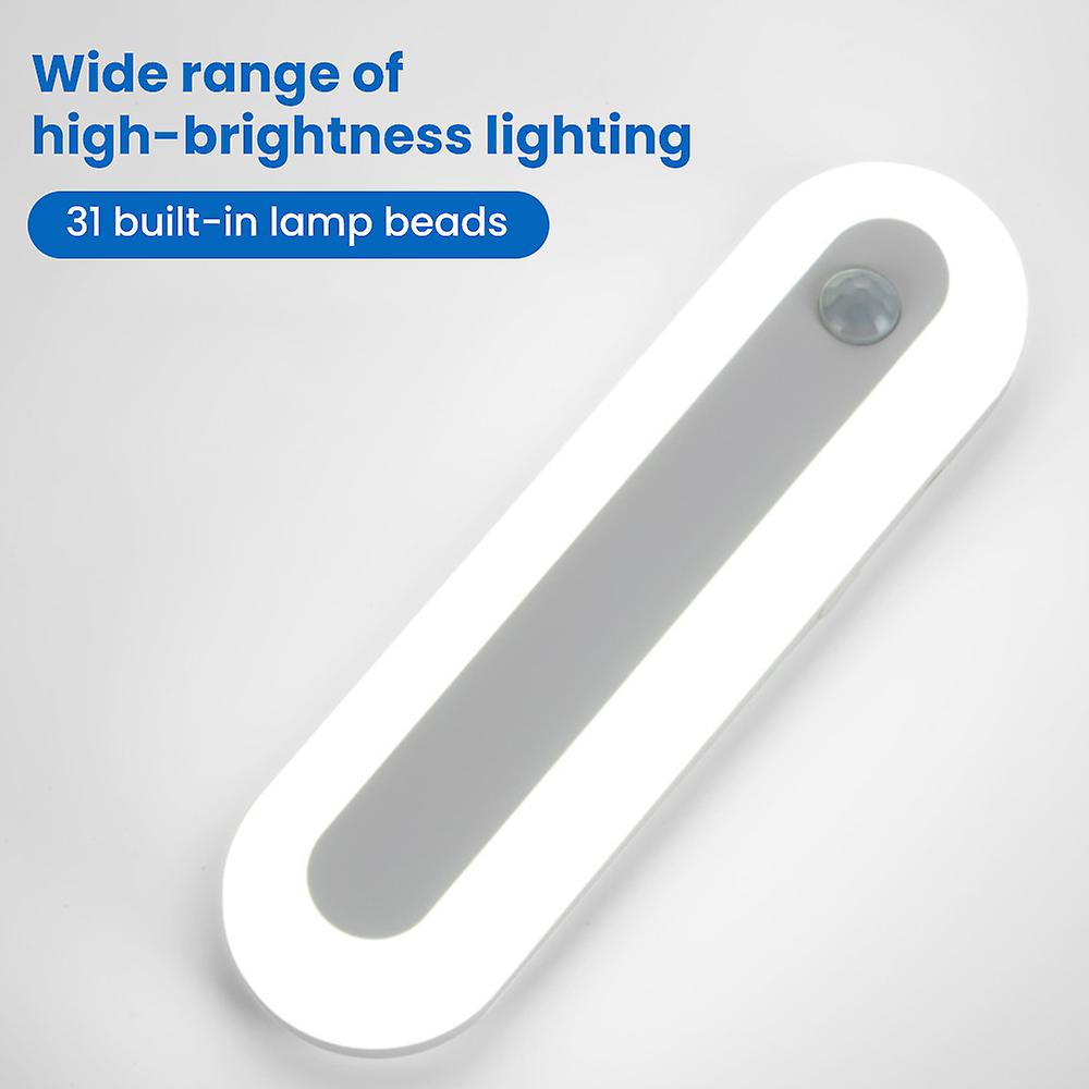 16cm 31led Night Light Usb Rechargeable Motion Sensor Wireless Staircase Closet Wall Lamp Bedside Wardrobe Lighting For Home