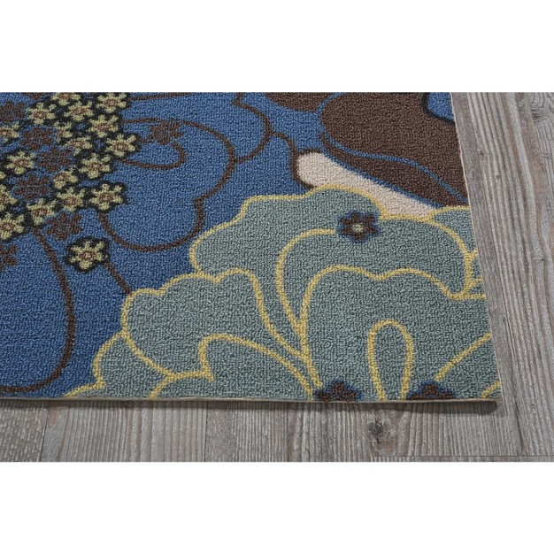 Nourison Home amp Garden Botanical Indoor outdoor Area Rug Rs021