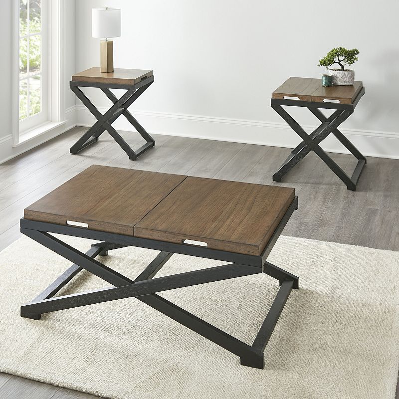 Steve Silver Co. Topeka Tray-Top Chairside Table