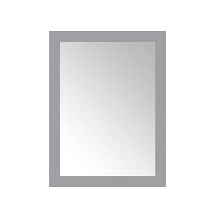 Home Decorators Collection Grace 24.00 in. W x 32.00 in. H Framed Rectangular Bathroom Vanity Mirror in Pebble Grey Grace SMR-PG