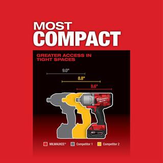 MW M18 FUEL ONE-KEY 18V Lithium-Ion Brushless Cordless 34 in. Impact Wrench with Friction Ring (Tool-Only) 2864-20