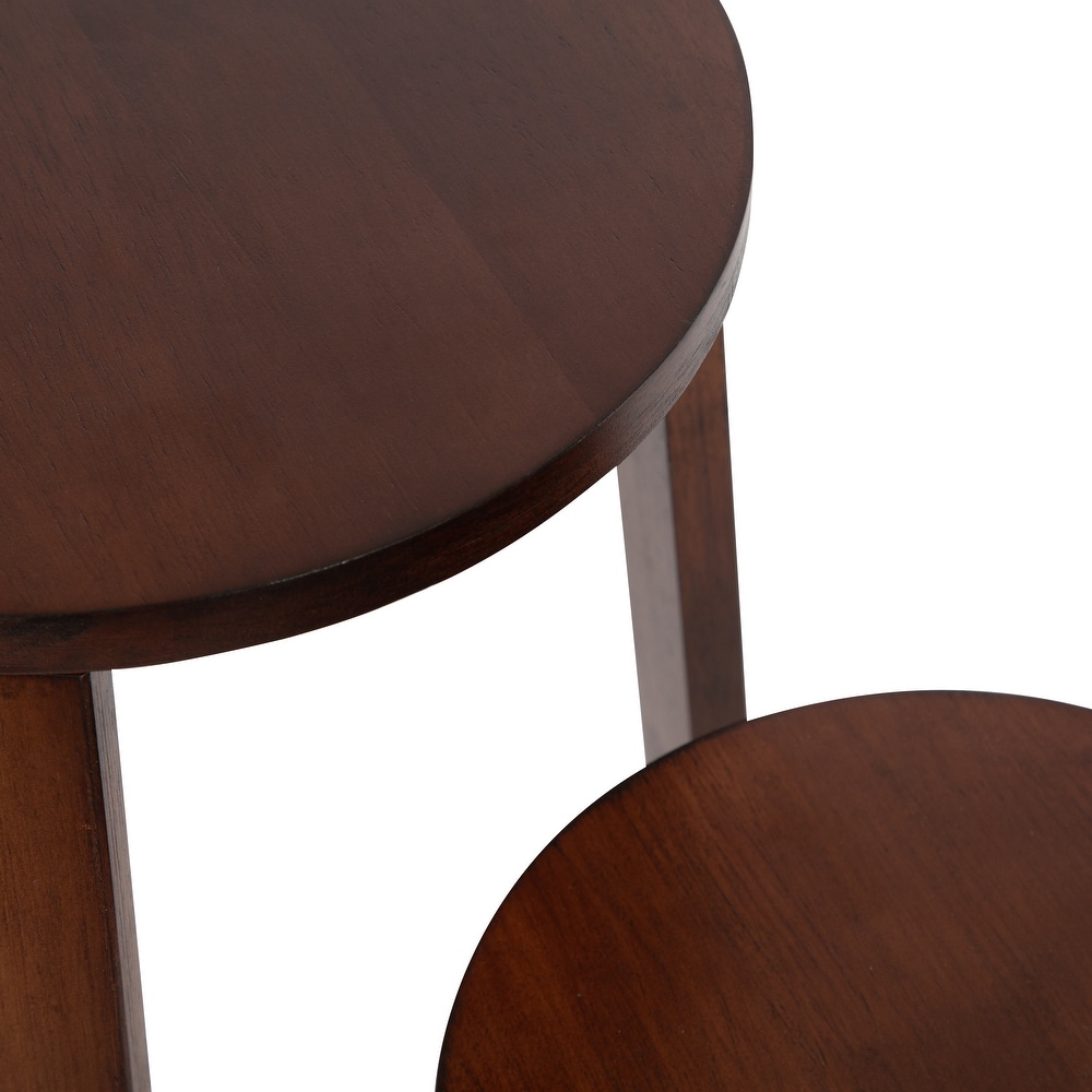 Kate and Laurel Rioux Round Wood Nesting Tables