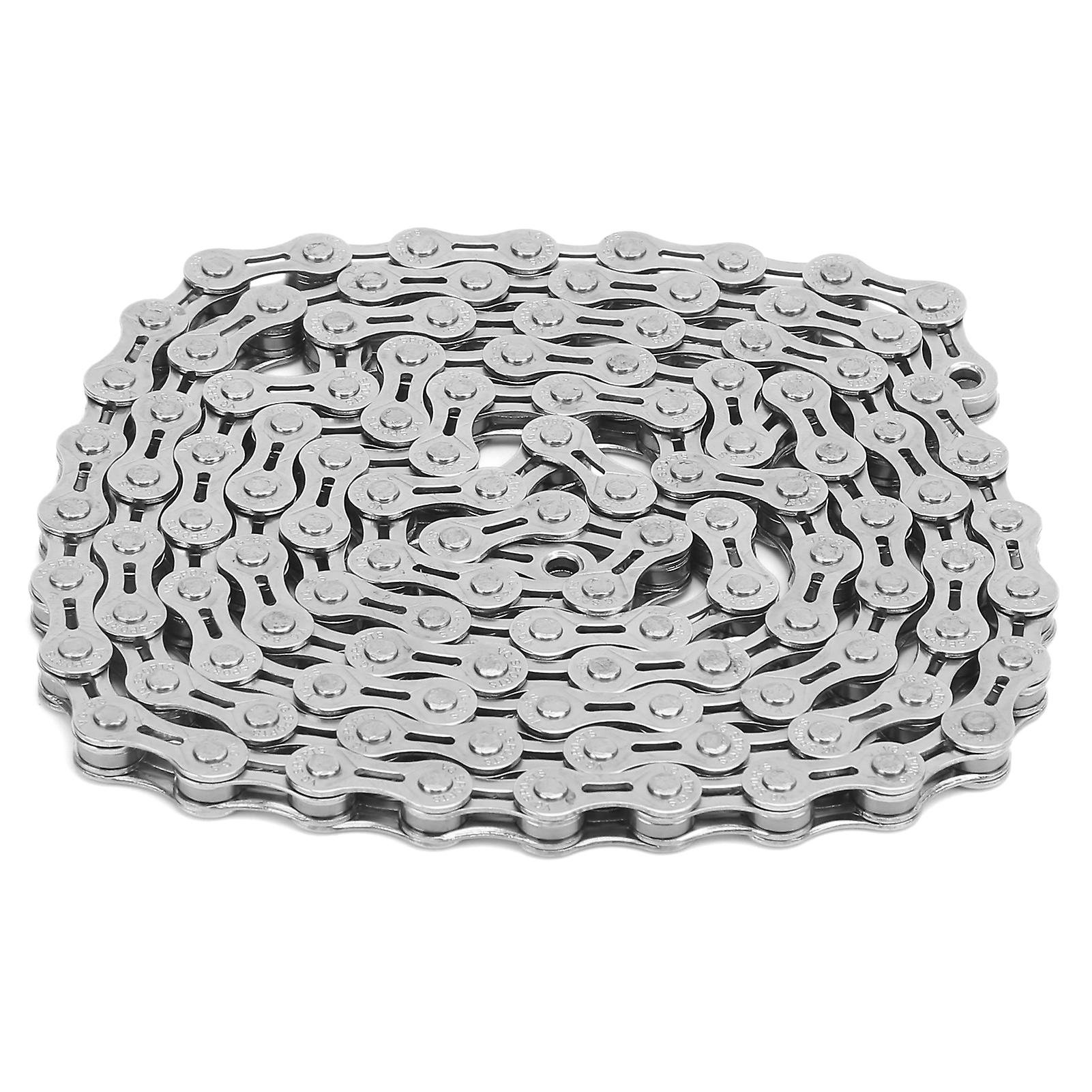 Vg Sports 8 Speed Bike Chain Lightweight Half Hollow 1/2x3/32 Inch 116 Links Bicycle Chain For Mountain Bike