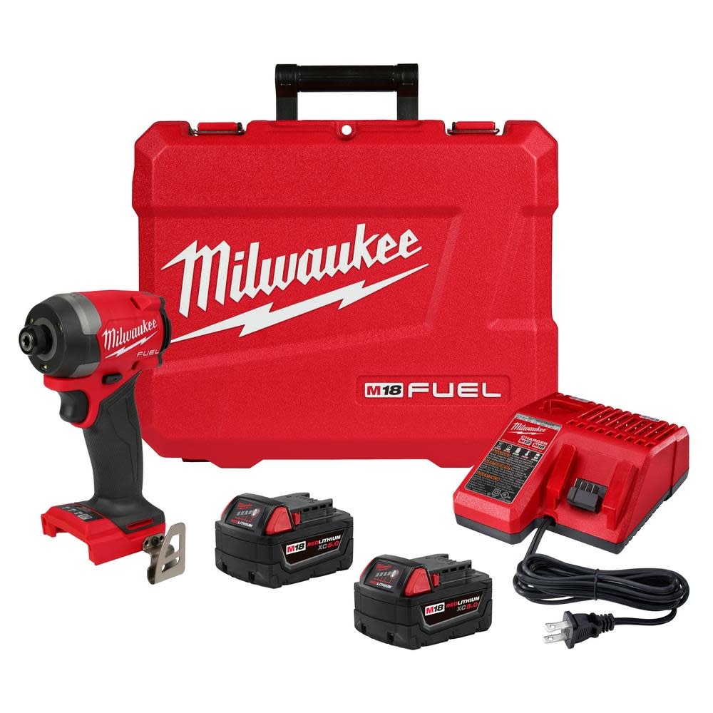 Milwaukee M18 FUEL 1/4 Hex Impact Driver Kit