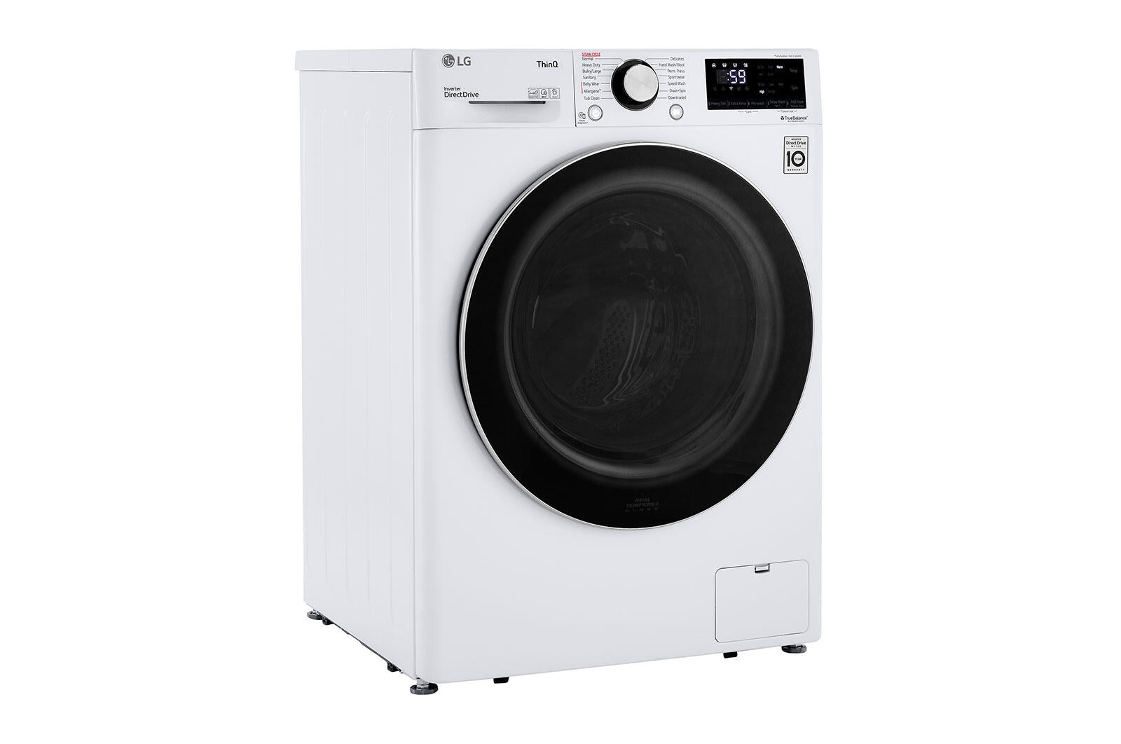 Lg WM1455HWA 2.4 Cu.Ft. Smart Wi-Fi Enabled Compact Front Load Washer With Built-In Intelligence