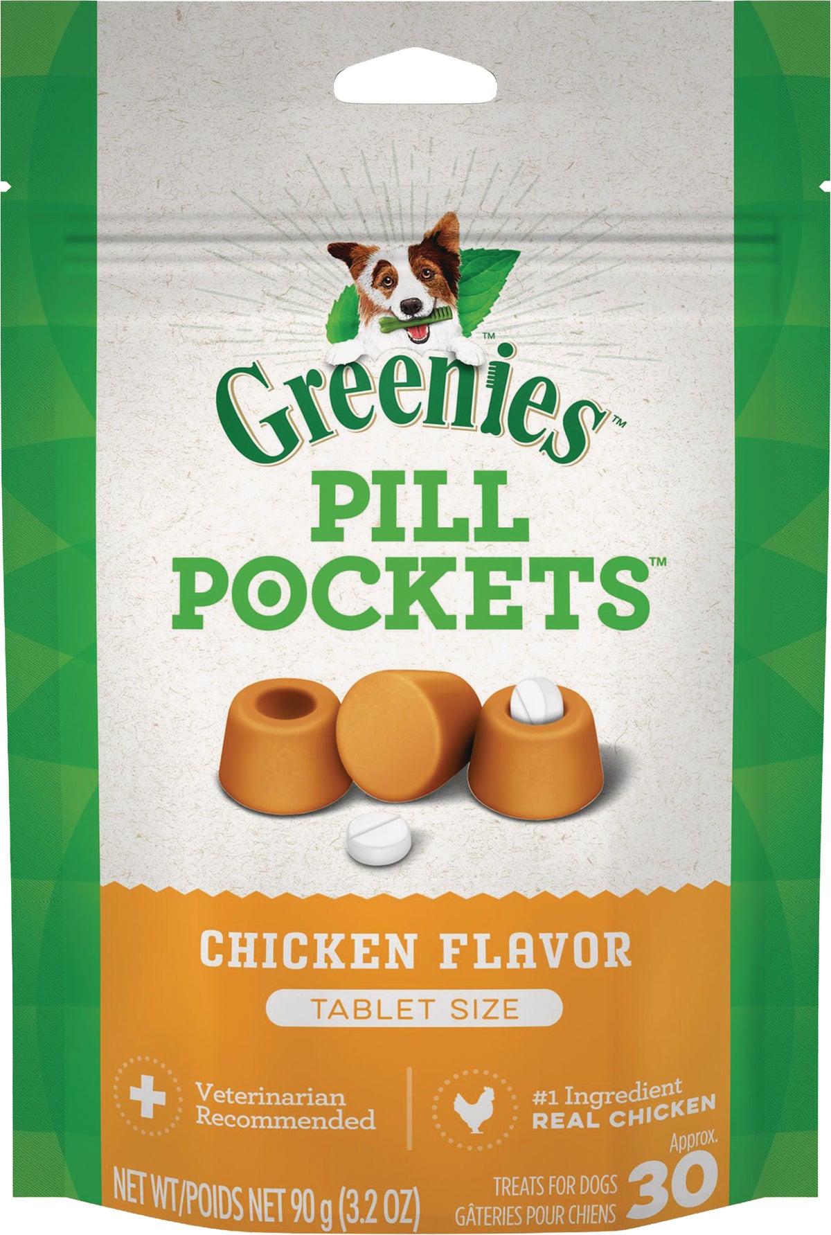 Greenies Pill Pockets Dog Treat 3.2 Oz.