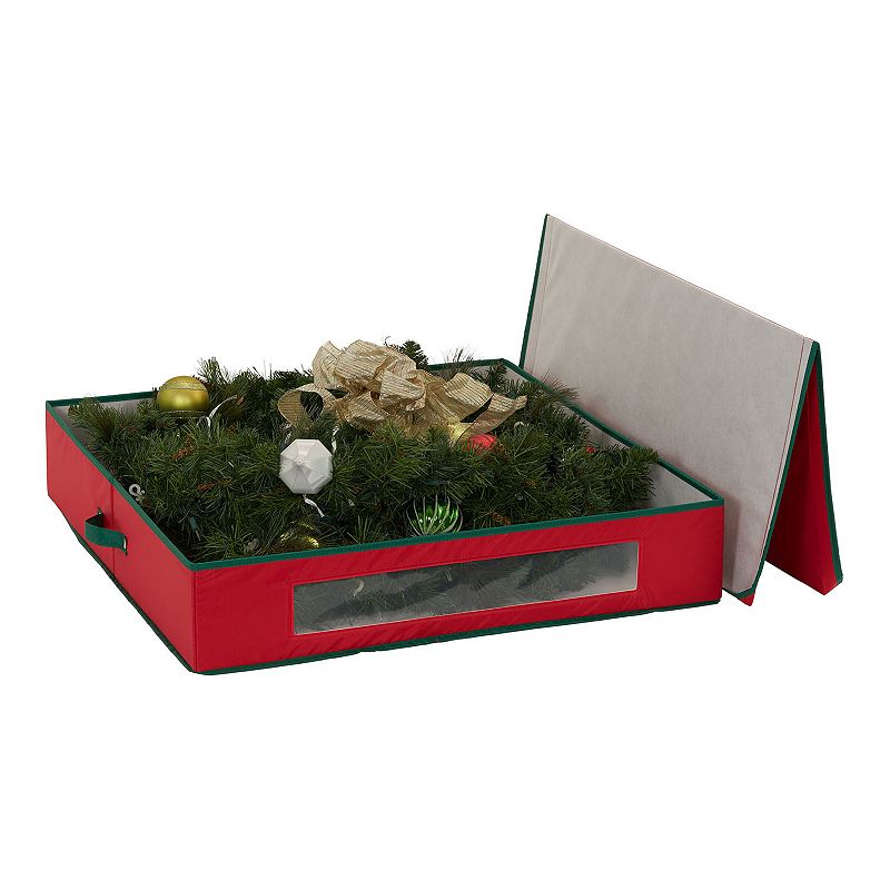 Household Essentials 30-in. Holiday Wreath Storage Box with Lid