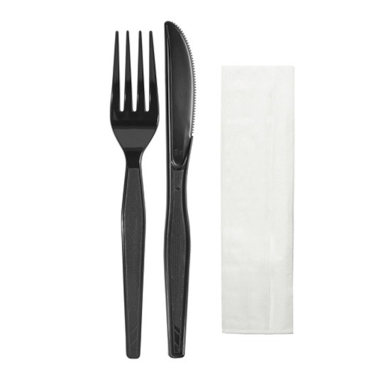 Dixie Heavy Weight Polystyrene Napkin  Knife And F...