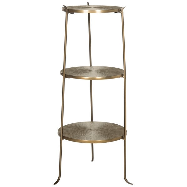 SAFAVIEH Elda Brass Side Table - 14