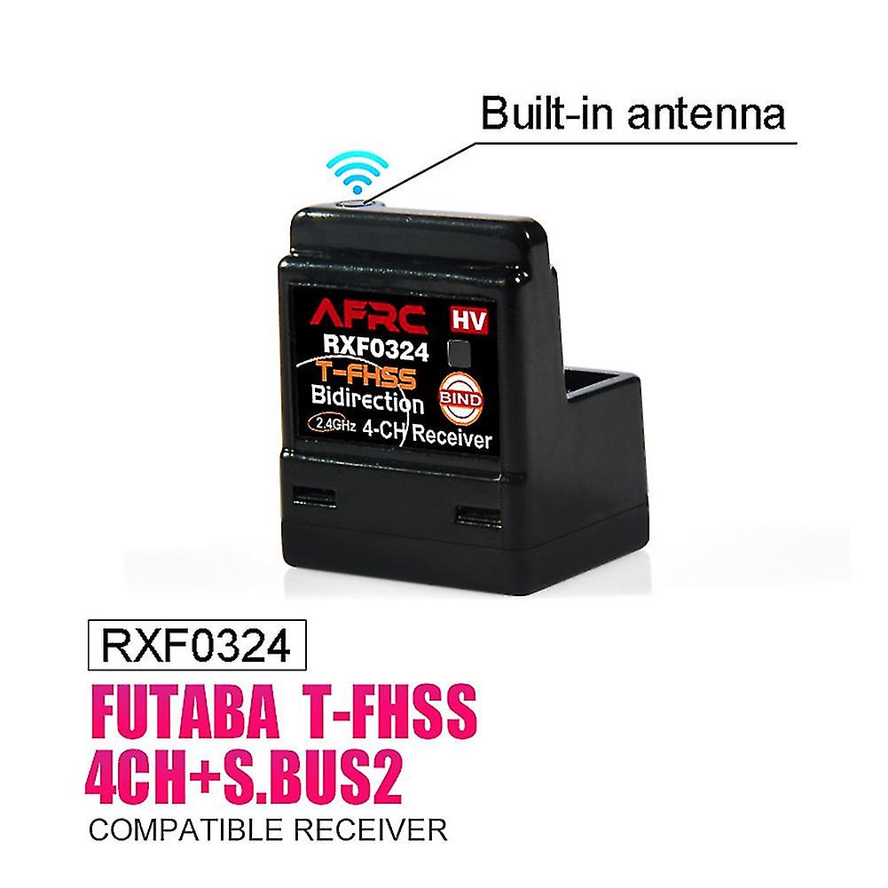 Rxf0324 2.4ghz 4ch Rc Receiver For Futaba T-fhss S.bus2 Remote Control System 10px 7pxr 7px 7xc 4p