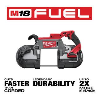 MW M18 18-Volt Lithium-Ion Brushless Cordless FORCE LOGIC Press Tool ACR Jaw Kit  with  M18 FUEL Band Saw (6-Jaws Included) 2922-22M-2729-20