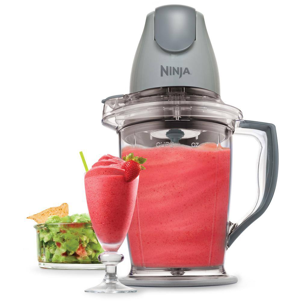 NINJA Master Prep 48 oz. Single Speed Gray Professional Blender (QB900B) QB900B