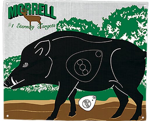 Morrell Target Hog Polypropylene Target Face - 714