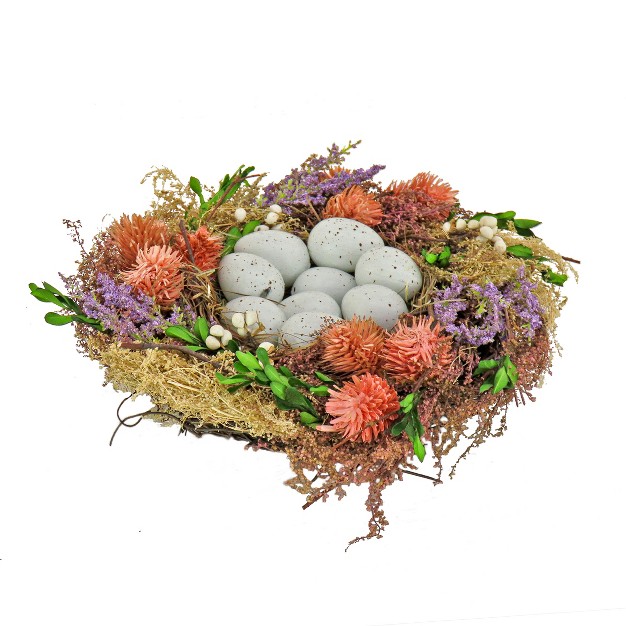 Artificial Floral Bird x27 s Nest Table Decoration National Tree Company