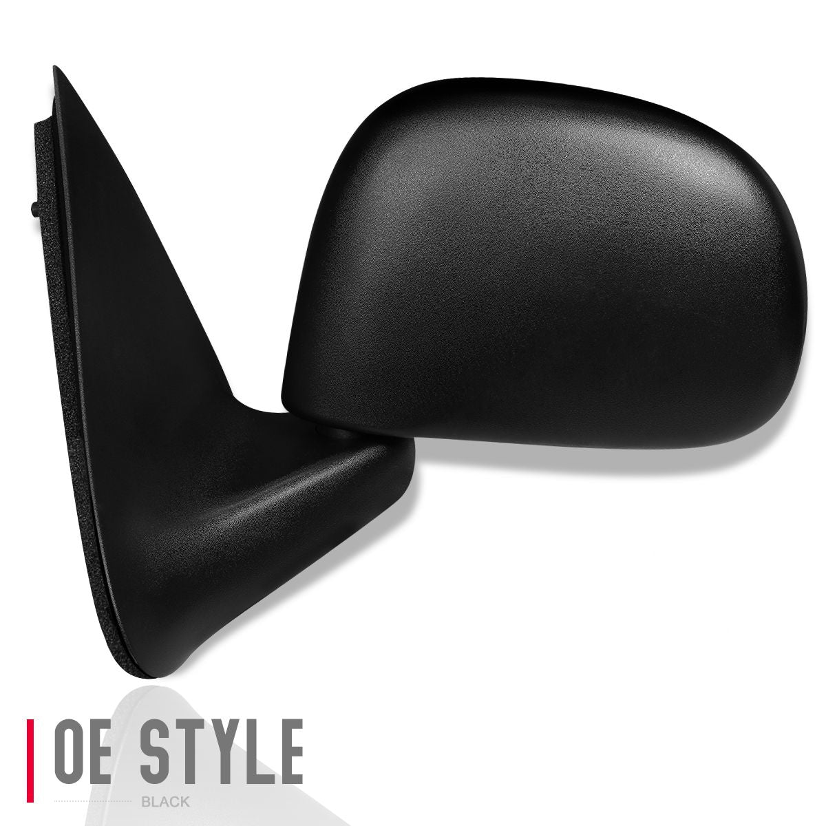 DNA Motoring OEM-MR-FO1320132 For 1997 to 2003 Ford F150 F250 OE Style Manual Driver / Left Side View Door Mirror F65Z17683Aa