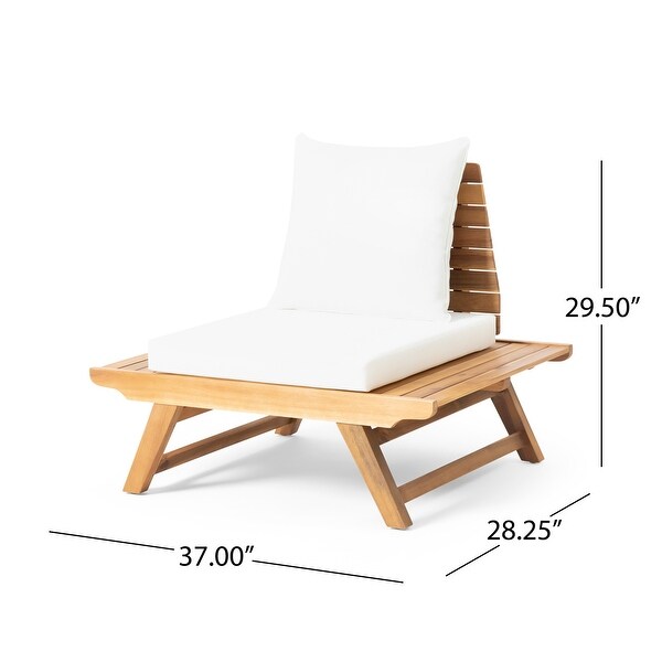 Sedona Acacia Wood 4piece Outdoor Chat Set by Christopher Knight Home