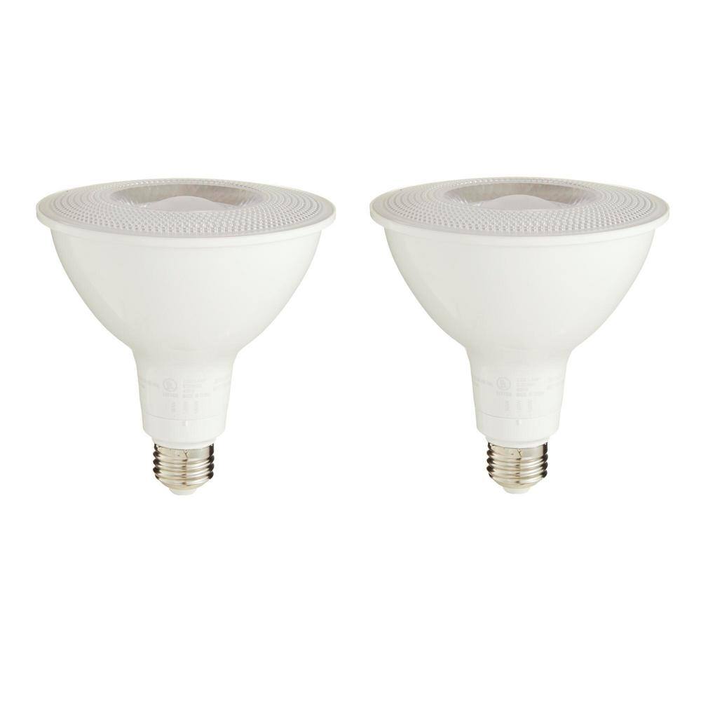 EcoSmart 90120150-Watt Equivalent PAR38 3-Way Spot Energy Star Dimmable CEC LED Light Bulb Daylight (2-Pack) FG-04305