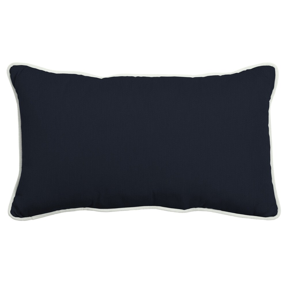 Arden Selections Oasis Indoor/Outdoor Lumbar Pillow w/ Accent