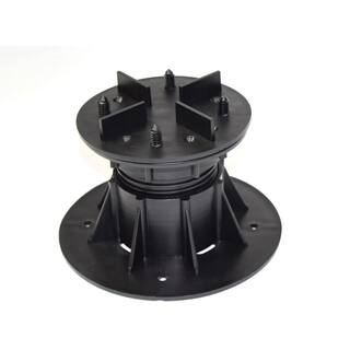 Deck TO GO DTG-S4 (110 mm-160 mm) 4.33 in. x 6.30 in. Deck Tile Compatible Adjustable Pedestal Supports (8-Pack) 842315030538