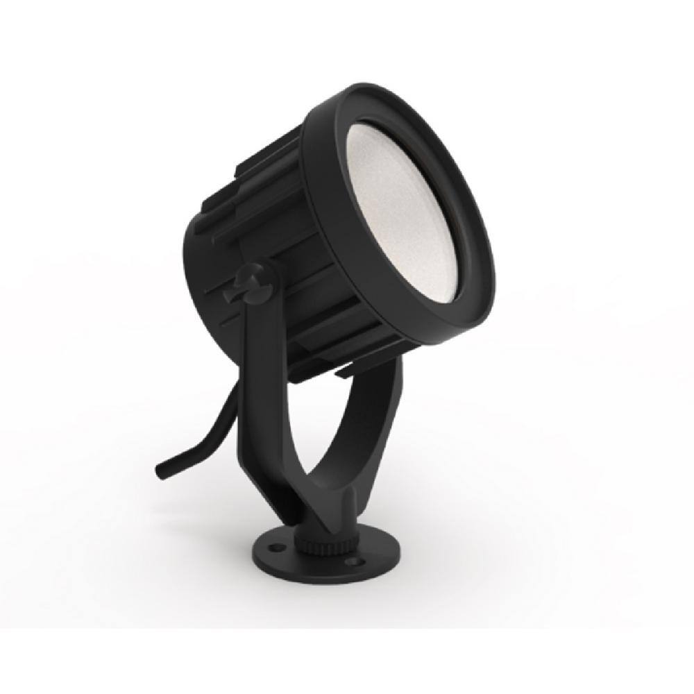 Hampton Bay Low Voltage Black LED Landscape Flood Light Powered by Hubspace L08157