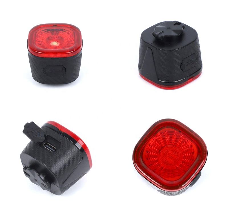 Antusi Q2S Smart Auto Brake Sensing Bicycle Taillight Waterproof USB Charging Cycling Bike Safety Warning Rear LED Light