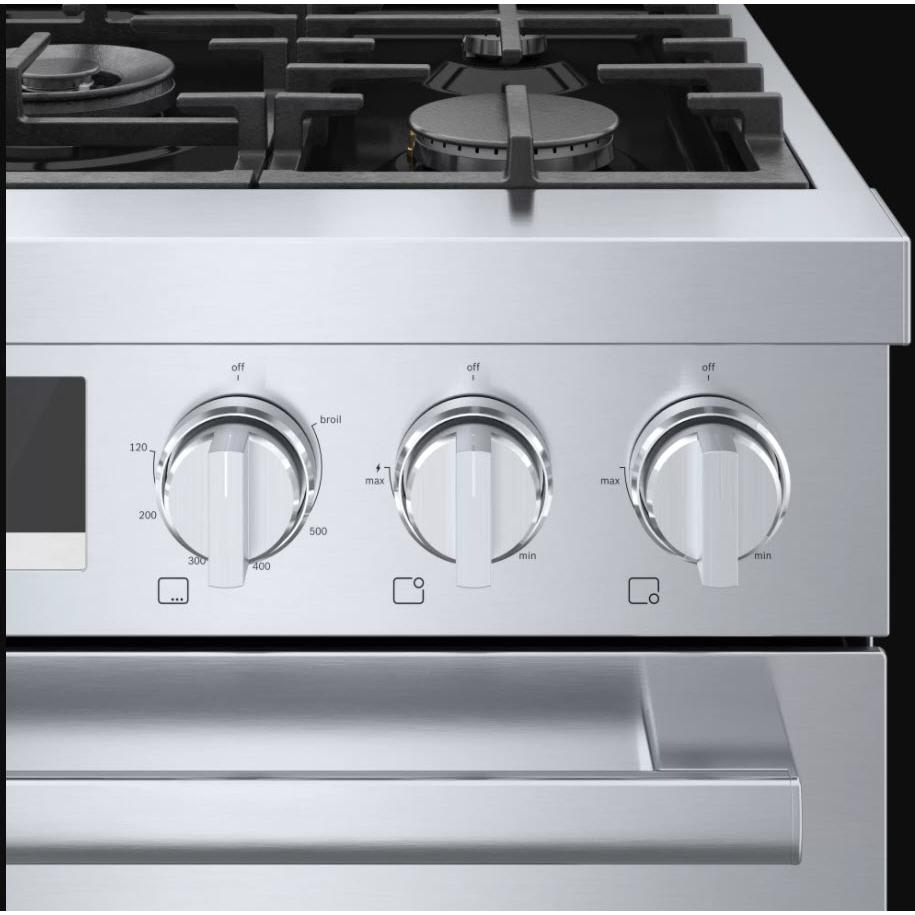 Bosch 30-inch Freestanding Gas Range with Convection Technology HGS8055UC